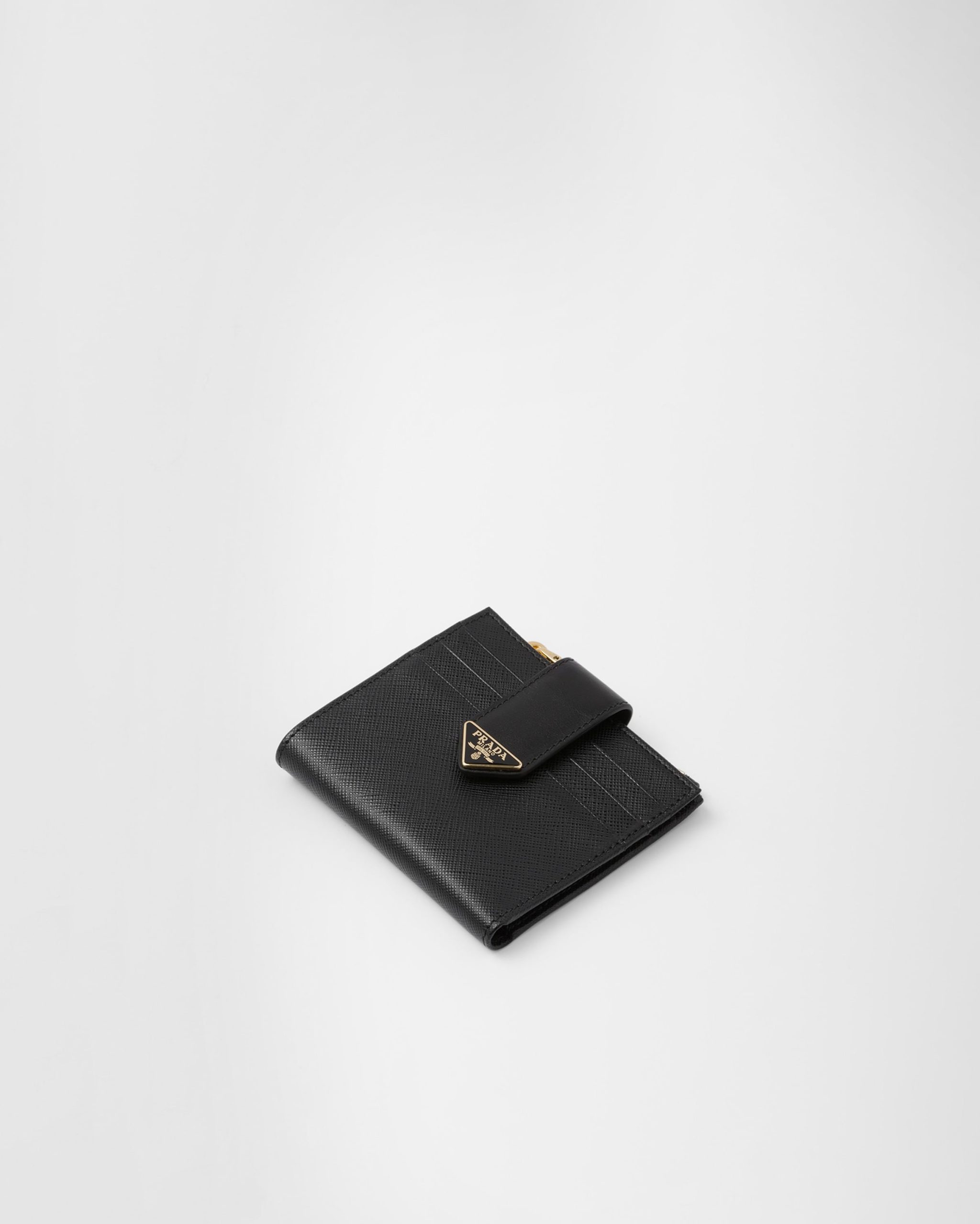 Prada Small Saffiano and smooth leather wallet - Image 3